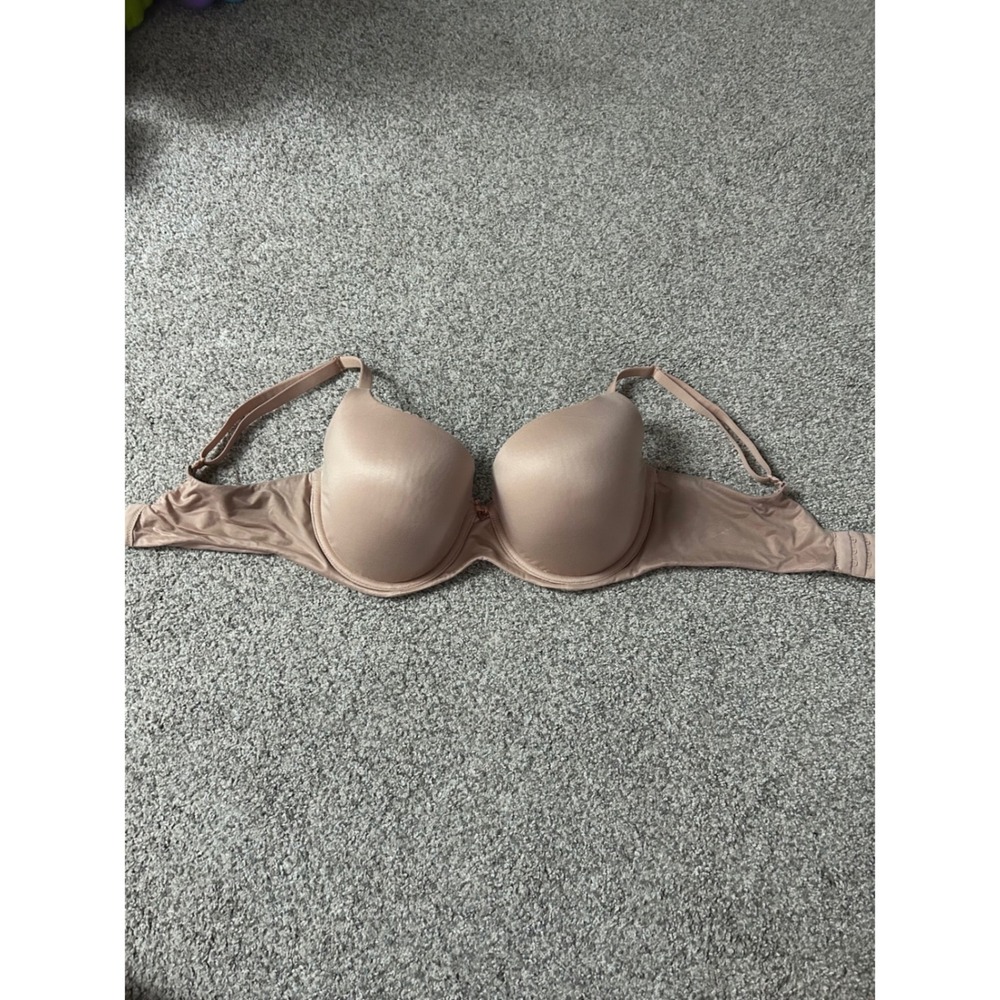 Victoria Secret Body By Victoria Lined Demi Bra Nude Beige 34DDD F75 Underwire